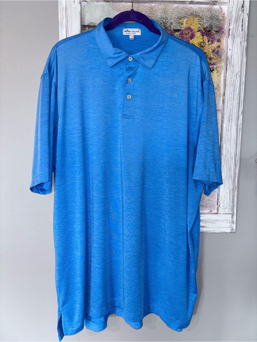 Peter Millar Summer Comfort Performance Casual Golf Polo XL Excellent